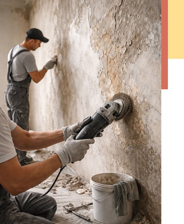 Снятие и удаление краски со стен в Ижевске от 2181 руб. — ОТДЕЛОЧНИК-Жвс