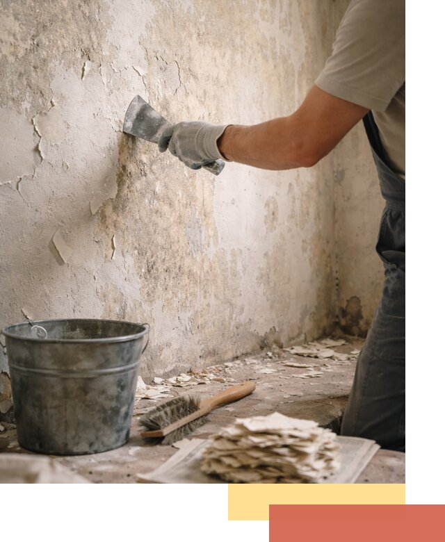 Удаление старой краски со стен в Ижевске качественно и быстро