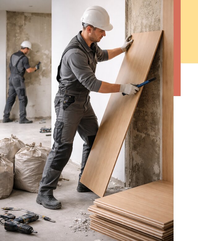 Демонтаж стеновых панелей в Ижевске от 3635 руб. за м² быстро и недорого | ОТДЕЛОЧНИК-Жвс