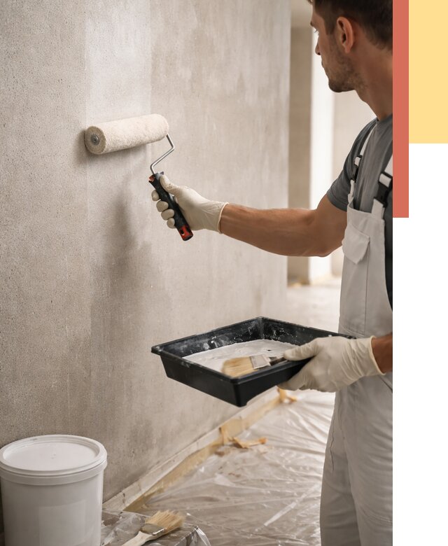 Грунтовка стен в Ижевске от 2285 руб. м2 — быстро, недорого, с материалом | ОТДЕЛОЧНИК-Жвс