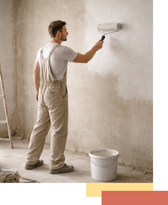 Грунтовка стен под отделку в Ижевске профессиональным раствором