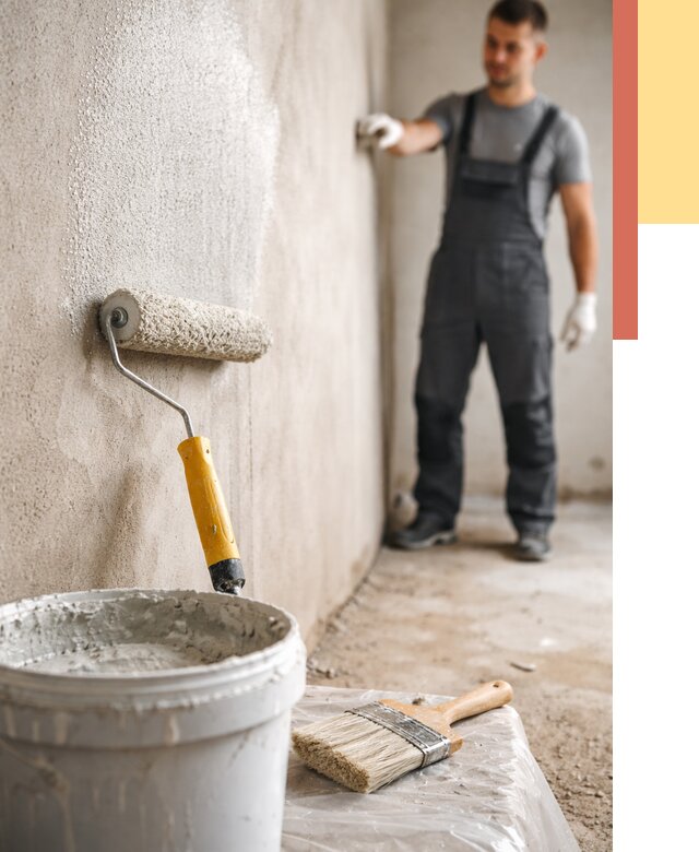 Нанесение бетоноконтакта на стены в Ижевске от 4363 руб. быстро и недорого | ОТДЕЛОЧНИК-Жвс