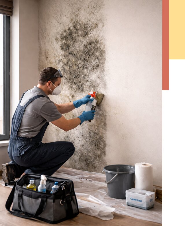 Удаление плесени со стен в Ижевске от 2233 руб. — быстро и недорого | ОТДЕЛОЧНИК-Жвс