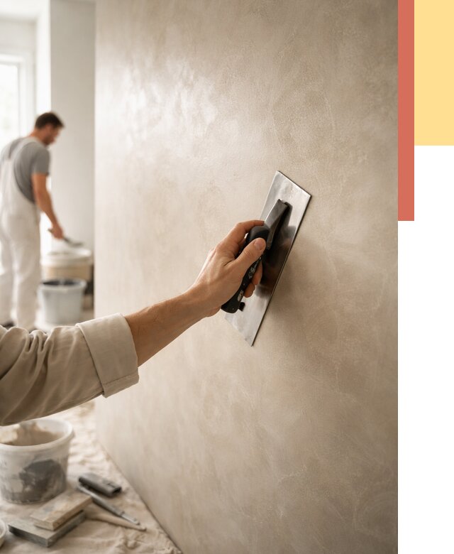 Венецианская штукатурка в Ижевске от 3635 руб/м² — нанесение стен под ключ | ОТДЕЛОЧНИК-Жвс