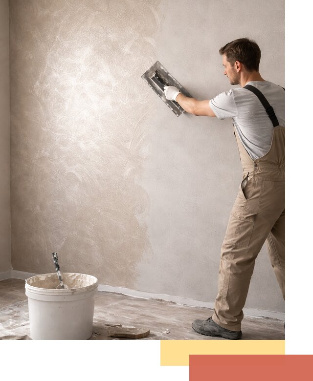 Декоративная штукатурка «Мокрый шелк» под ключ в Ижевске