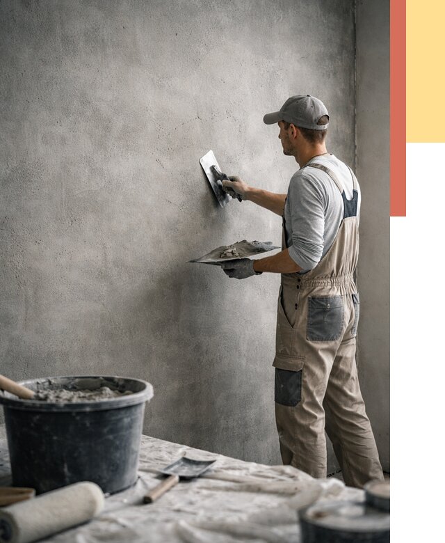 Декоративная штукатурка под бетон в Ижевске от 2597 руб./м² — нанесение под ключ | ОТДЕЛОЧНИК-Жвс