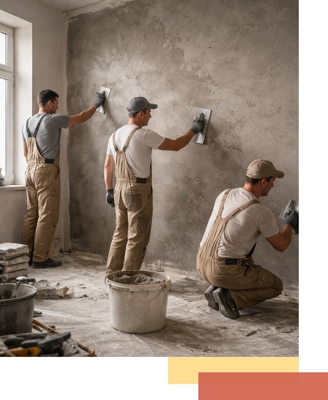 Декоративная штукатурка под бетон в Ижевске для стен и потолков