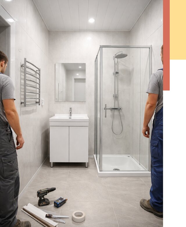 Отделка ванной комнаты панелями ПВХ в Ижевске от 4674 руб. за м2 | ОТДЕЛОЧНИК-Жвс