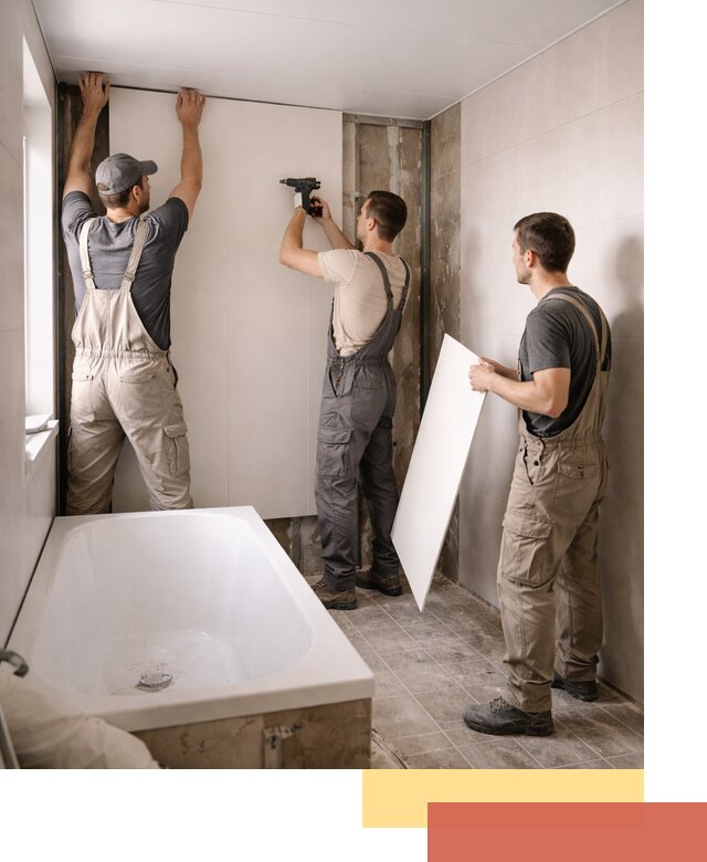 Отделка ванной панели ПВХ профессионально в Ижевске