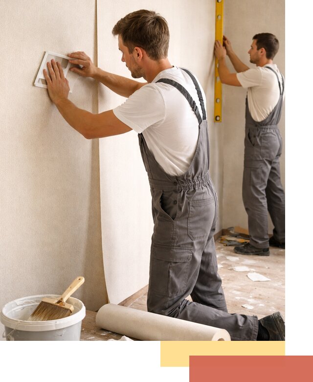 Поклейка бумажных обоев в Ижевске качественно и недорого