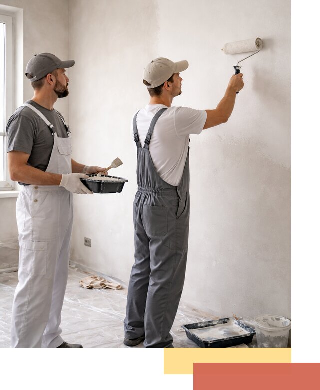 Покраска стен водоэмульсионной краской в Ижевске