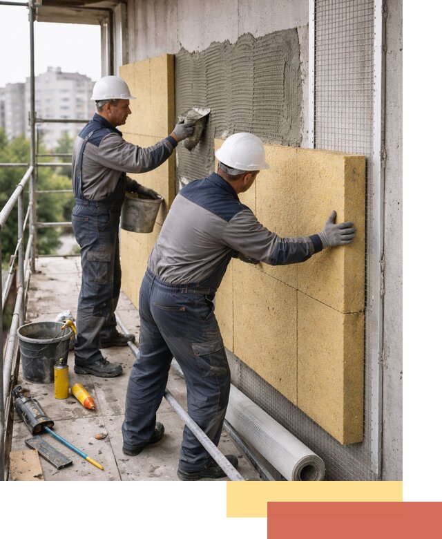 Утепление стен зданий и домов в Ижевске качественно и надежно