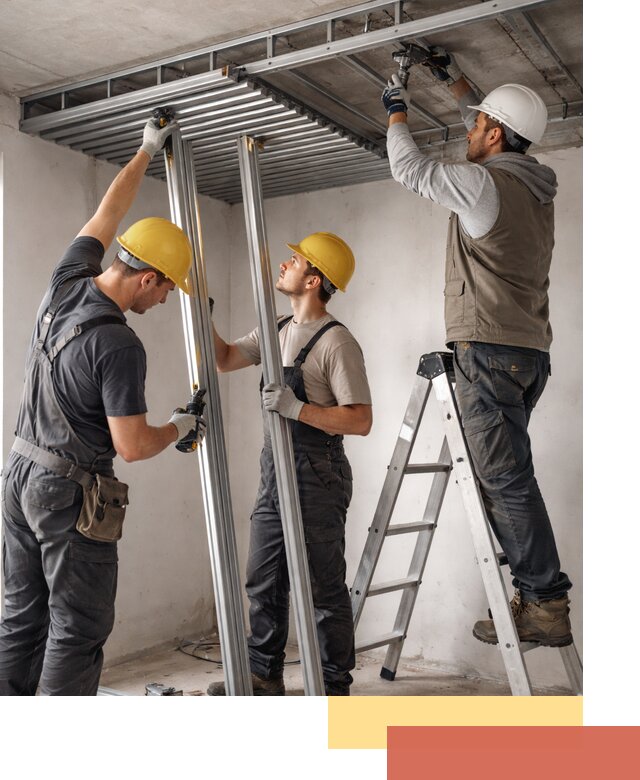 Монтаж реечного потолка под ключ в Ижевске