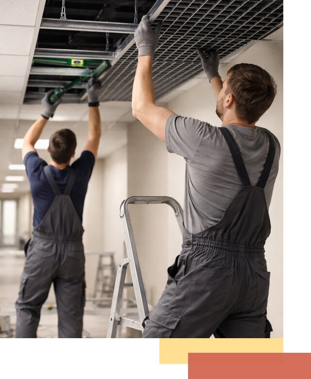 Монтаж потолка Грильято в Ижевске: установка под ключ качественно