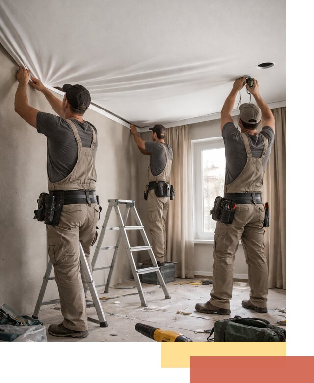 Монтаж матового натяжного потолка в Ижевске качественно и быстро