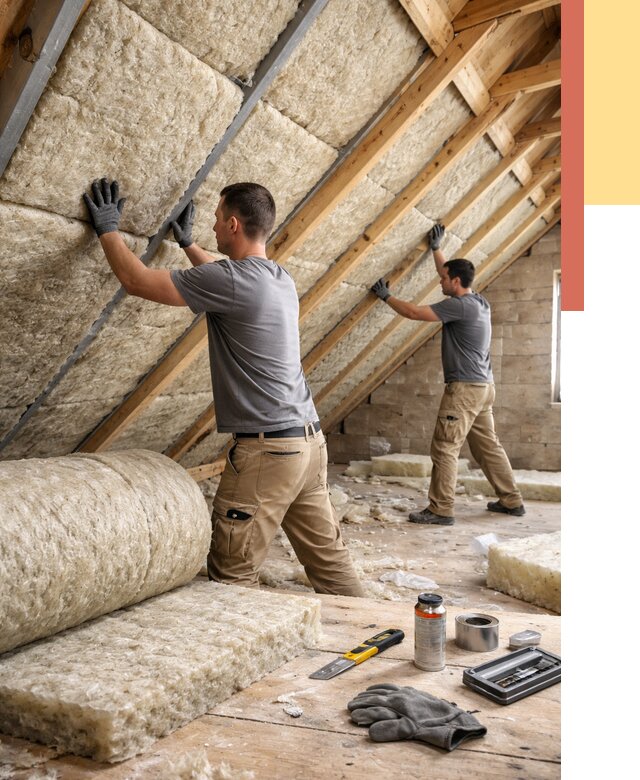 Утепление потолка минватой в Ижевске от 1506 руб. — быстро и недорого | ОТДЕЛОЧНИК-Жвс