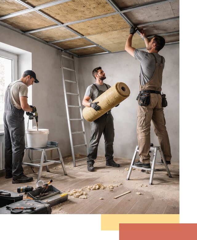 Шумоизоляция потолка в Ижевске: профессиональный монтаж и отделка