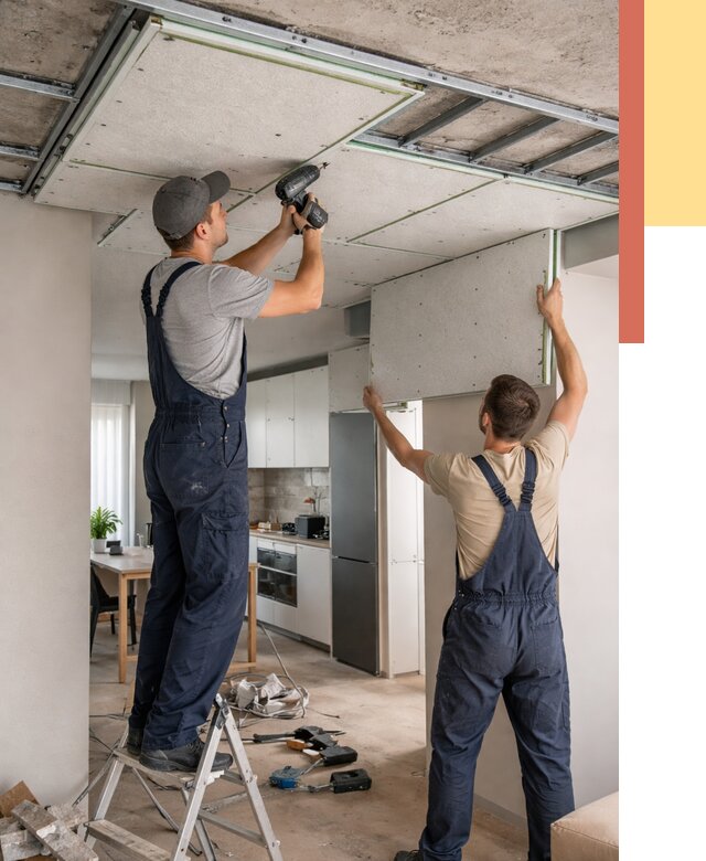 Шумоизоляция потолка панелями зипс в Ижевске от 1922 руб. под ключ | ОТДЕЛОЧНИК-Жвс